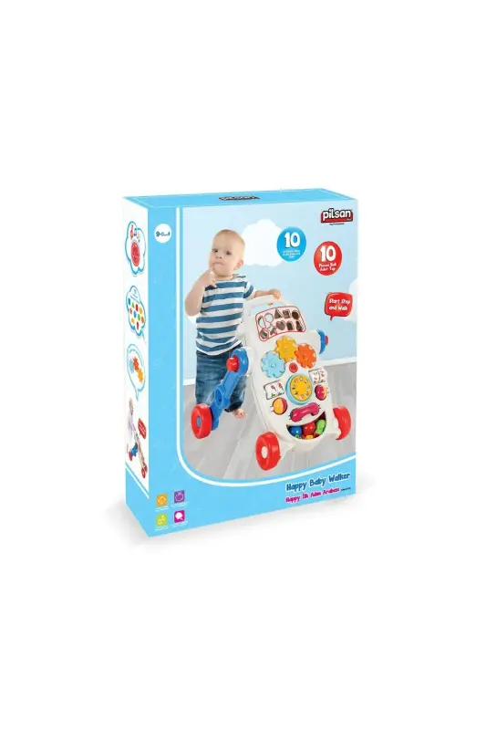 Pilsan Happy First Steps Walker - Blue 07-539 - 2