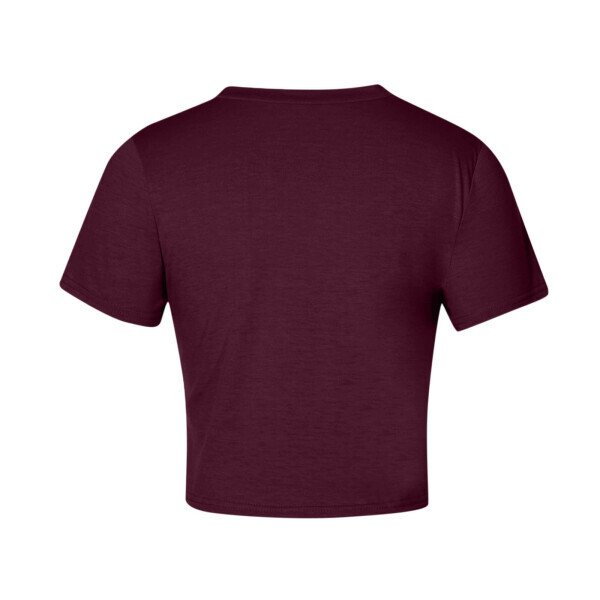 pimelu Summer Tops For Women Trendy Women's Basic Short Sleeve Round Neck Crop Top Summer Casual Plain Crop Tops T-Shirt Tee for Juniors Girls - 5