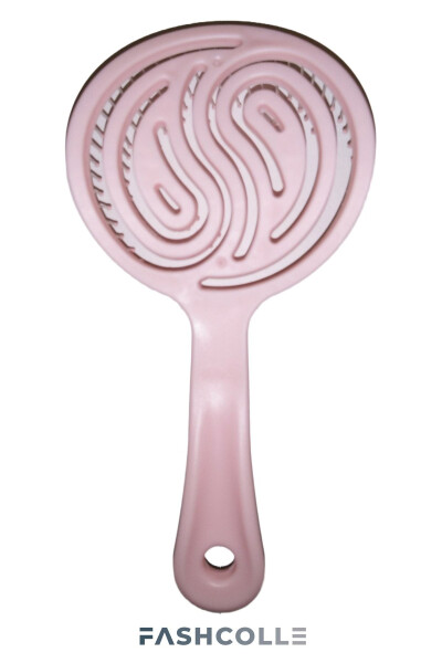 Pink 3D Oval Hair Brush - 2