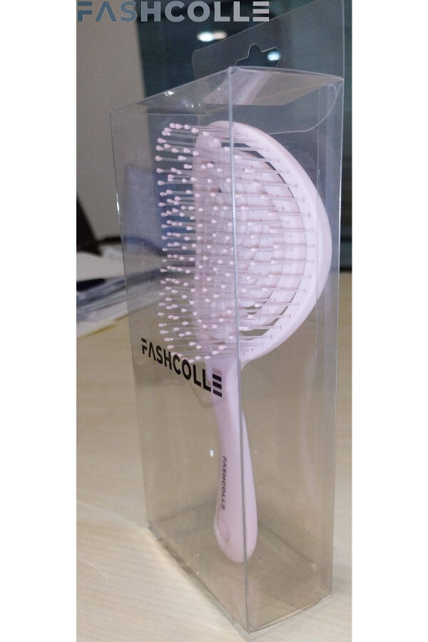 Pink 3D Oval Hair Brush - 5