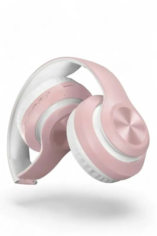 Pink A Quality Vilya Rabbit Ear Detailed Bluetooth Wireless Headset Kids Gamer-BLUE - 2