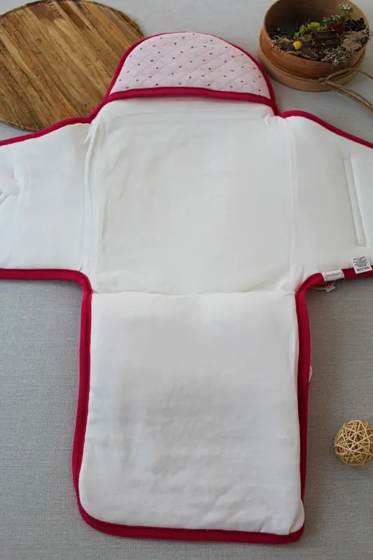 Pink Baby Girl Blanket Swaddle 100% Cotton Footed Natural Organic Sleep Sack Outer Swaddle - 2