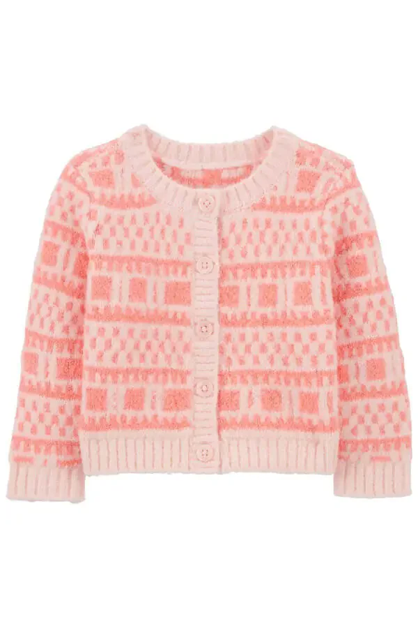 Pink Baby Girl Cardigan - 3