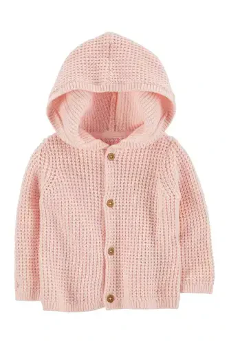 Pink Baby Girl Cardigan - 1