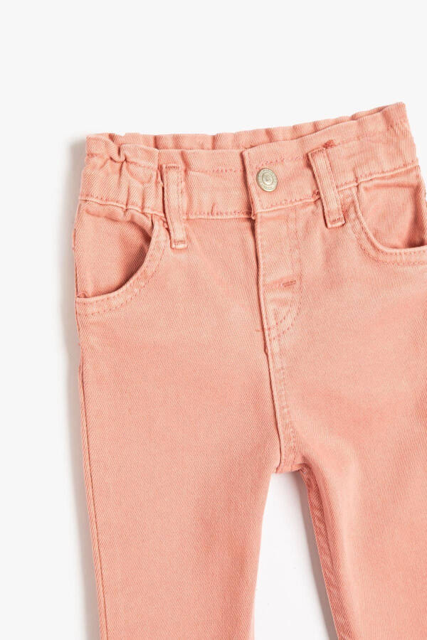 Pink baby girl jeans - 3