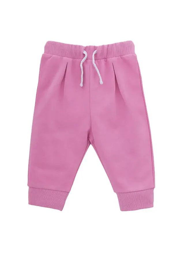 Pink Baby Girl Sweatpants - 2