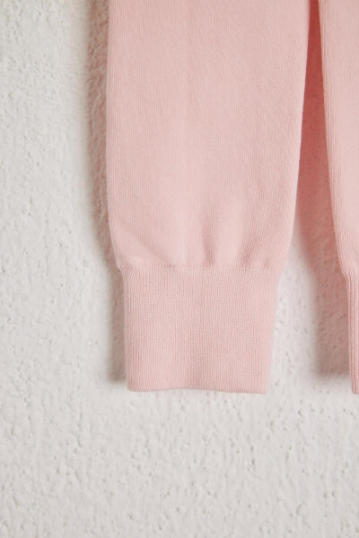 Pink Baby Leggings with Elastic Detail - 7