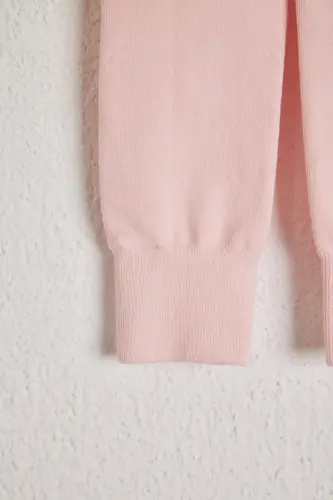 Pink Baby Leggings with Elastic Detail - KATIA & BONY (1)