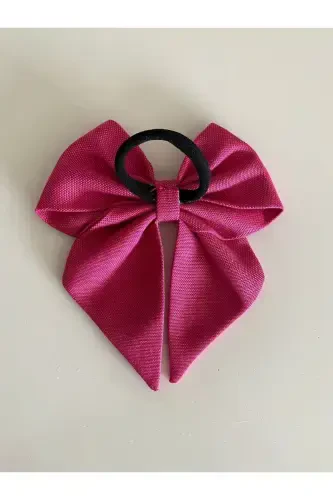 PINK BRIDE HAIR CLIP / RIBBON HAIR CLIP-Pink - 3
