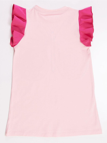 Pink Butterfly Girl Dress - 4