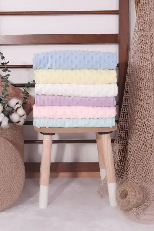 Pink Chickpea Welsoft Fabric Baby Blanket-Pink - 2