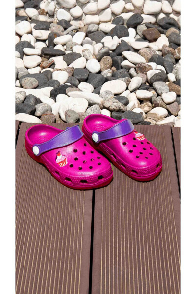 Pink Children's Summer Sandals with Accessories - 9