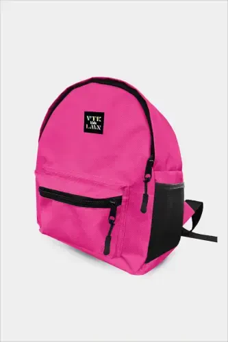 Pink Colored Children Kindergarten Nursery Preschool Backpack-PINK - Modazone (1)