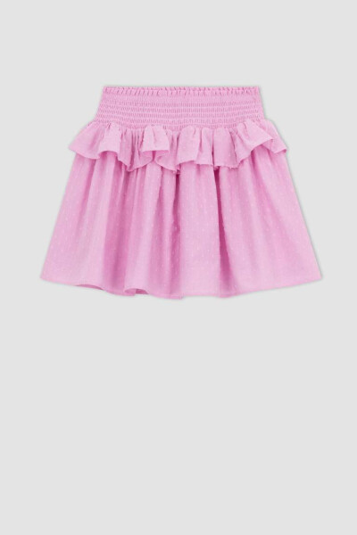 Pink Cotton Skirt for Girls - 7