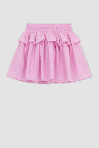 Pink Cotton Skirt for Girls - 9