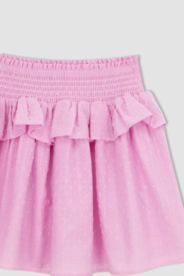 Pink Cotton Skirt for Girls - 9