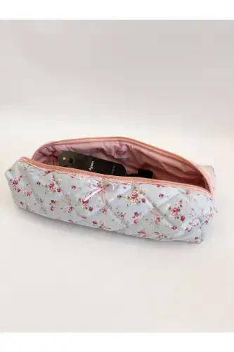 Pink Crisp Floral Hair Curler Straightener Bag Compatible with Airwrap Airstrait Large Travel Bag-Crisp Floral - 1