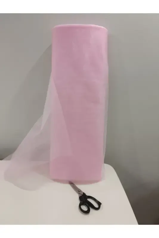 Pink Decoration Tulle, bundle Dowry Bride Groom Engagement Wedding Convoy Door Suitcase Gift Ornament, 100x300-Pink - 1