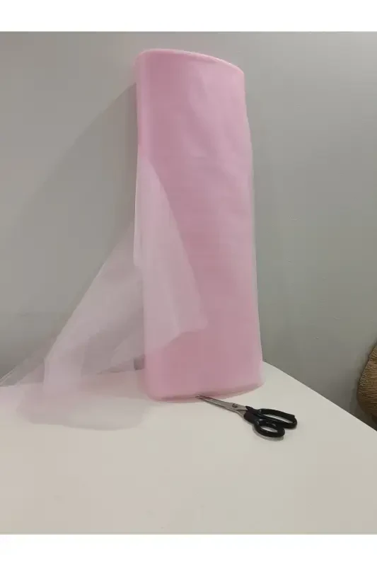 Pink Decoration Tulle, bundle Dowry Bride Groom Engagement Wedding Convoy Door Suitcase Gift Ornament, 100x300-Pink - 3