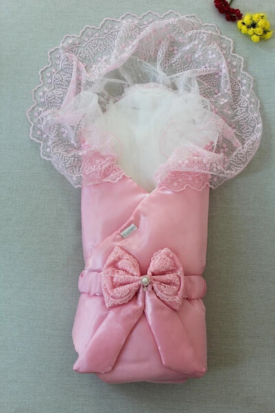 Pink Dove Crystal Baby Swaddle for Girl - 7