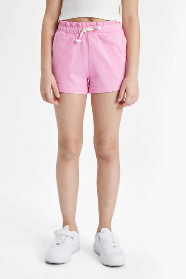 Pink Girls' Drawstring Shorts - 5