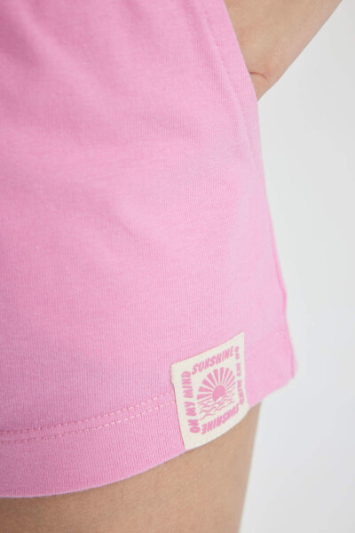 Pink Girls' Drawstring Shorts - 6