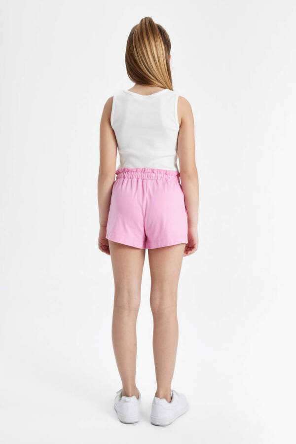 Pink Girls' Drawstring Shorts - 7