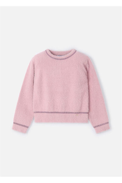 Pink Girls' Sweater 4353 - 1