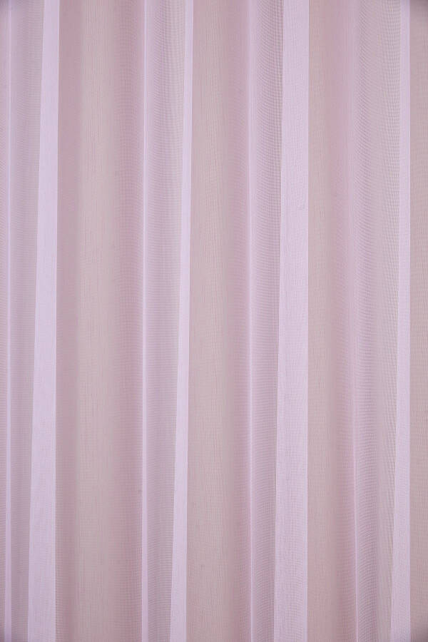 Pink Iron-Free Children's Room Plain Voile Curtain - 3