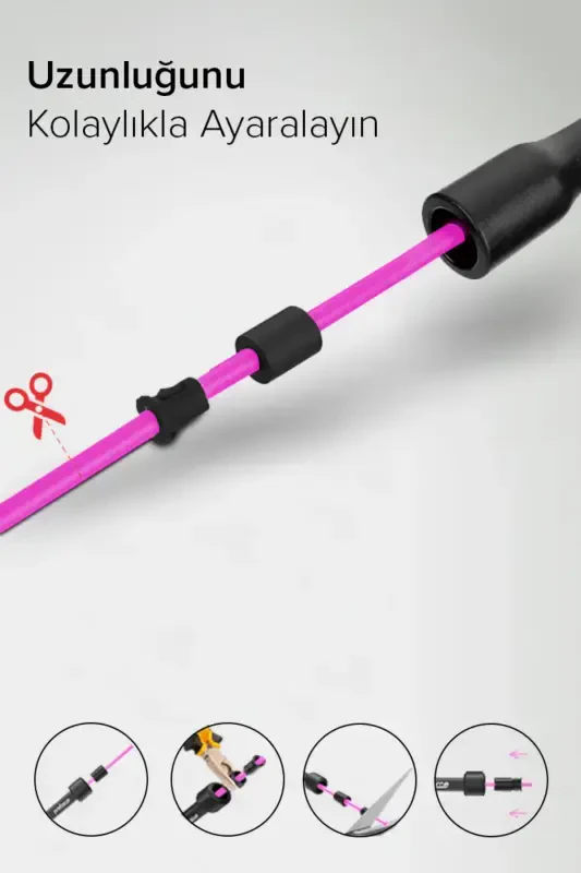 Pink Jumping Rope Atp-3000 - 3