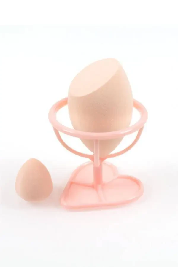 Pink Makeup Sponge Set with Pro Platform - 1