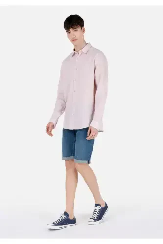Pink men's shirt - 3