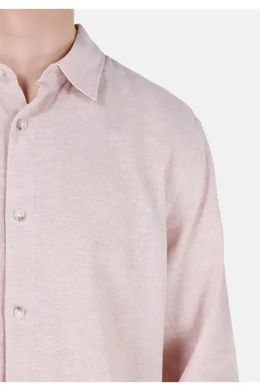 Pink men's shirt - 5