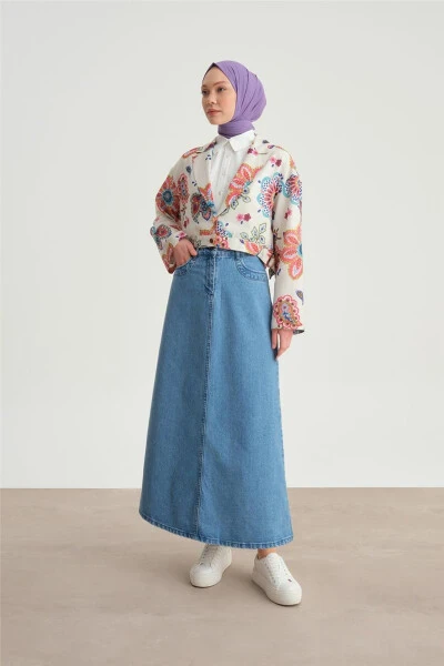 Pink patterned jacket (24Y5407) - 8