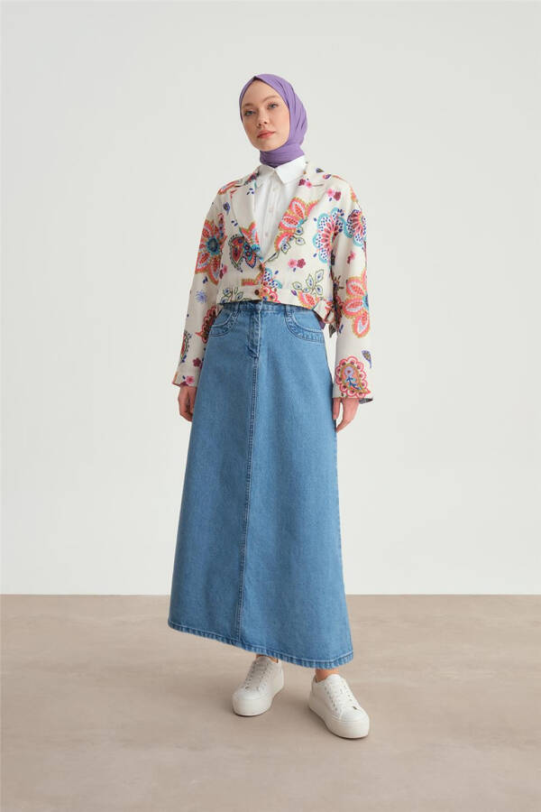 Pink patterned jacket (24Y5407) - 9