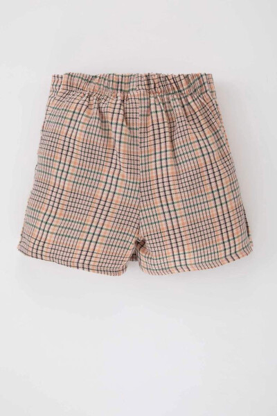 Pink Plaid Pleated Flannel Skirt for Baby Girl - 6