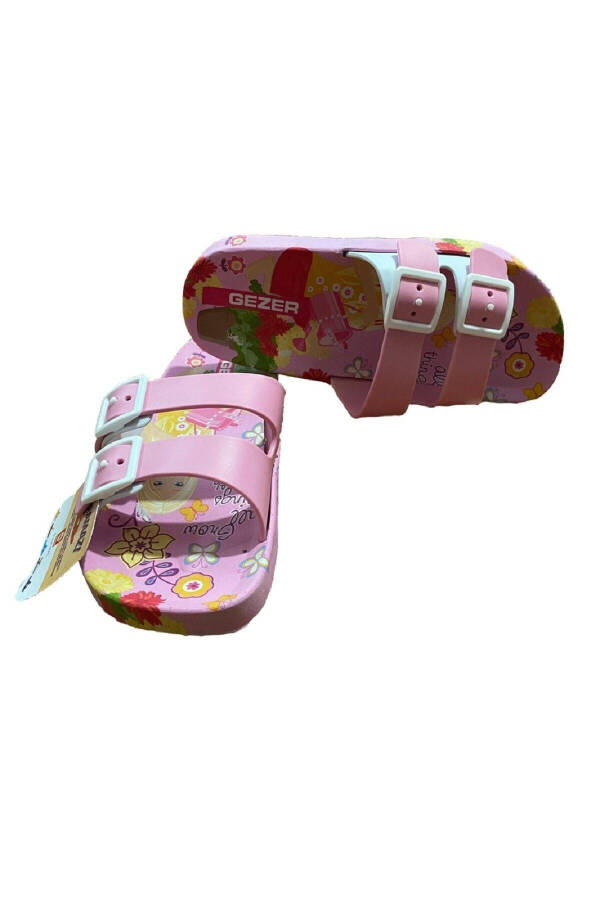 Pink Princess Anti-Slip Slippers for Girls - 9