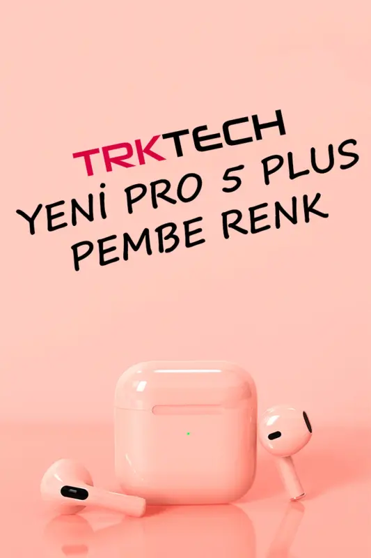 Pink Pro 5 Plus Premium A Quality Bluetooth Version 5.3 Bluetooth Headset-Pink with Free Case - 7