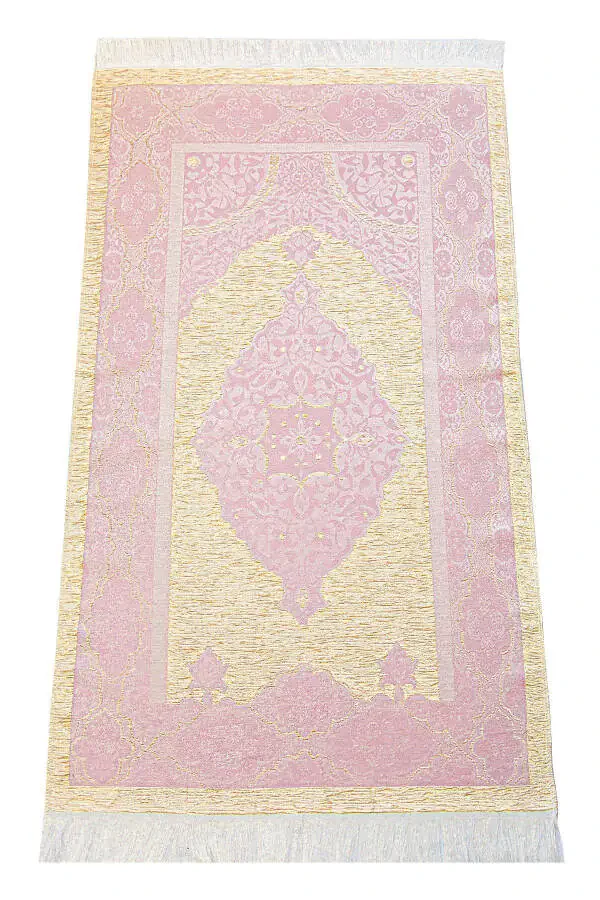 Pink Quran and Prayer Rug Set Suitable for Bridal Chest - 5