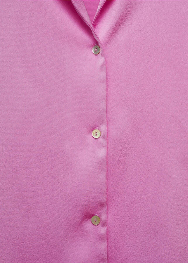 Pink satin shirt - 8