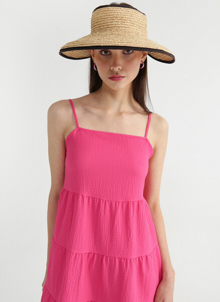 Pink sleeveless mini dress - 2