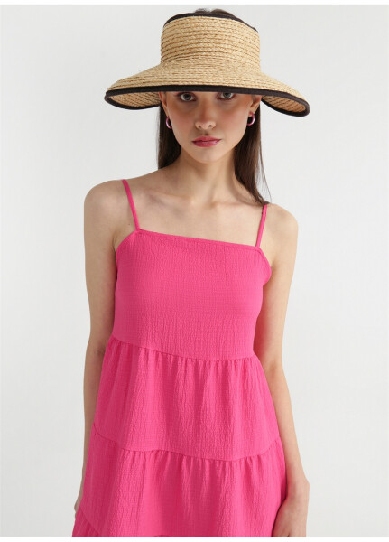 Pink sleeveless mini dress - 8