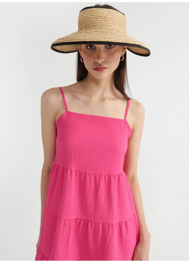 Pink sleeveless mini dress - 8