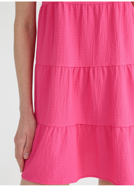 Pink sleeveless mini dress - 12