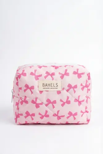 Pinkly Makyaj Çantası-Pembe25 - BAHELS (1)