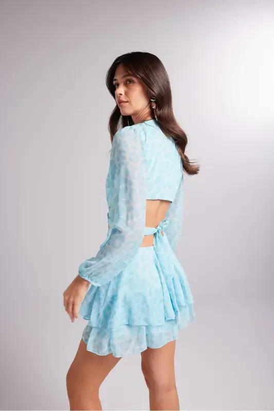 Pinky Dress Blue-Blue - 3