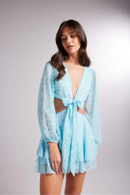 Pinky Dress Blue-Blue - 7