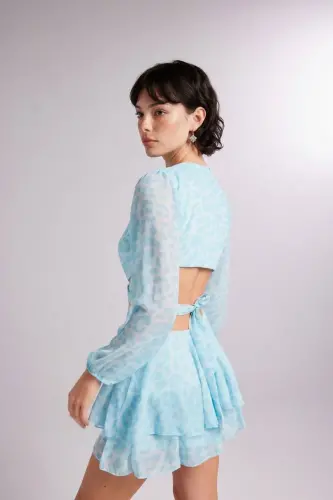Pinky Dress Blue-Blue - 4