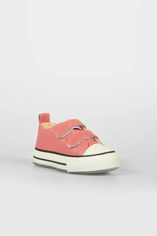 Pino Model Işıklı Kız Bebek ve Çocuk Mercan Spor Ayakkabı-Mercan - 2