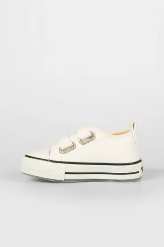 Pino Model Işıklı Unisex Bebek ve Çocuk Beyaz Spor Ayakkabı-Beyaz - 5